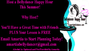 bellydance happy hour, happy hour bellydance, bellydance by amartia